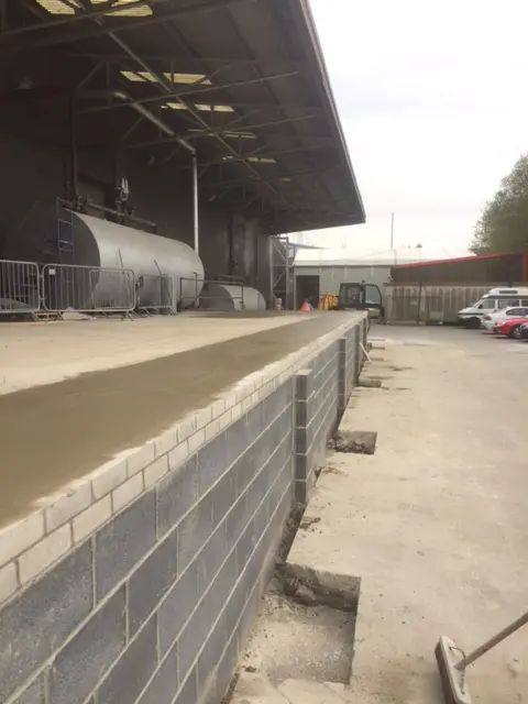 Factory Loading Bay Construction in Bradford, UK | R&B Building Services Factory Loading Bay Construction in Bradford, UK