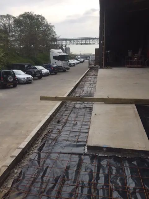 Factory Loading Bay Construction in Bradford, UK | R&B Building Services Factory Loading Bay Construction in Bradford, UK