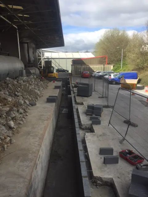 Factory Loading Bay Construction in Bradford, UK | R&B Building Services Factory Loading Bay Construction in Bradford, UK
