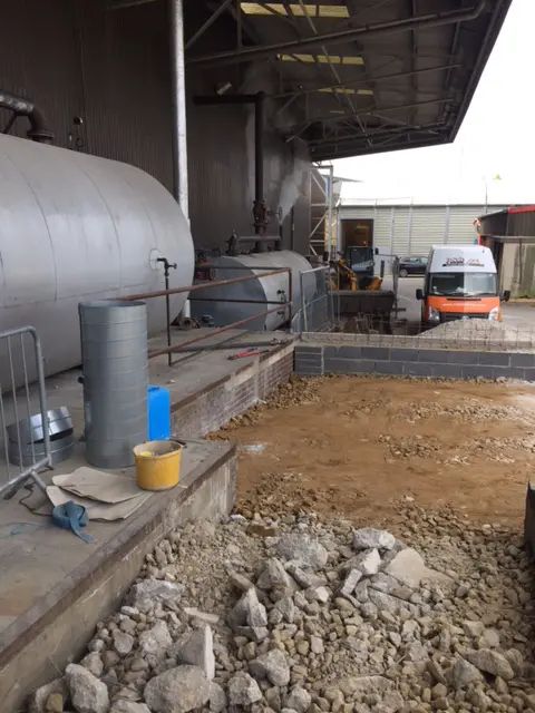 Factory Loading Bay Construction in Bradford, UK | R&B Building Services Factory Loading Bay Construction in Bradford, UK