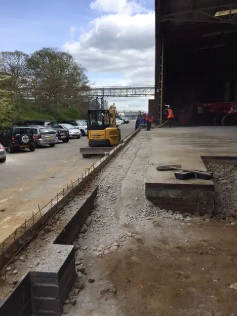 Factory Loading Bay Construction in Bradford, UK | R&B Building Services Factory Loading Bay Construction in Bradford, UK
