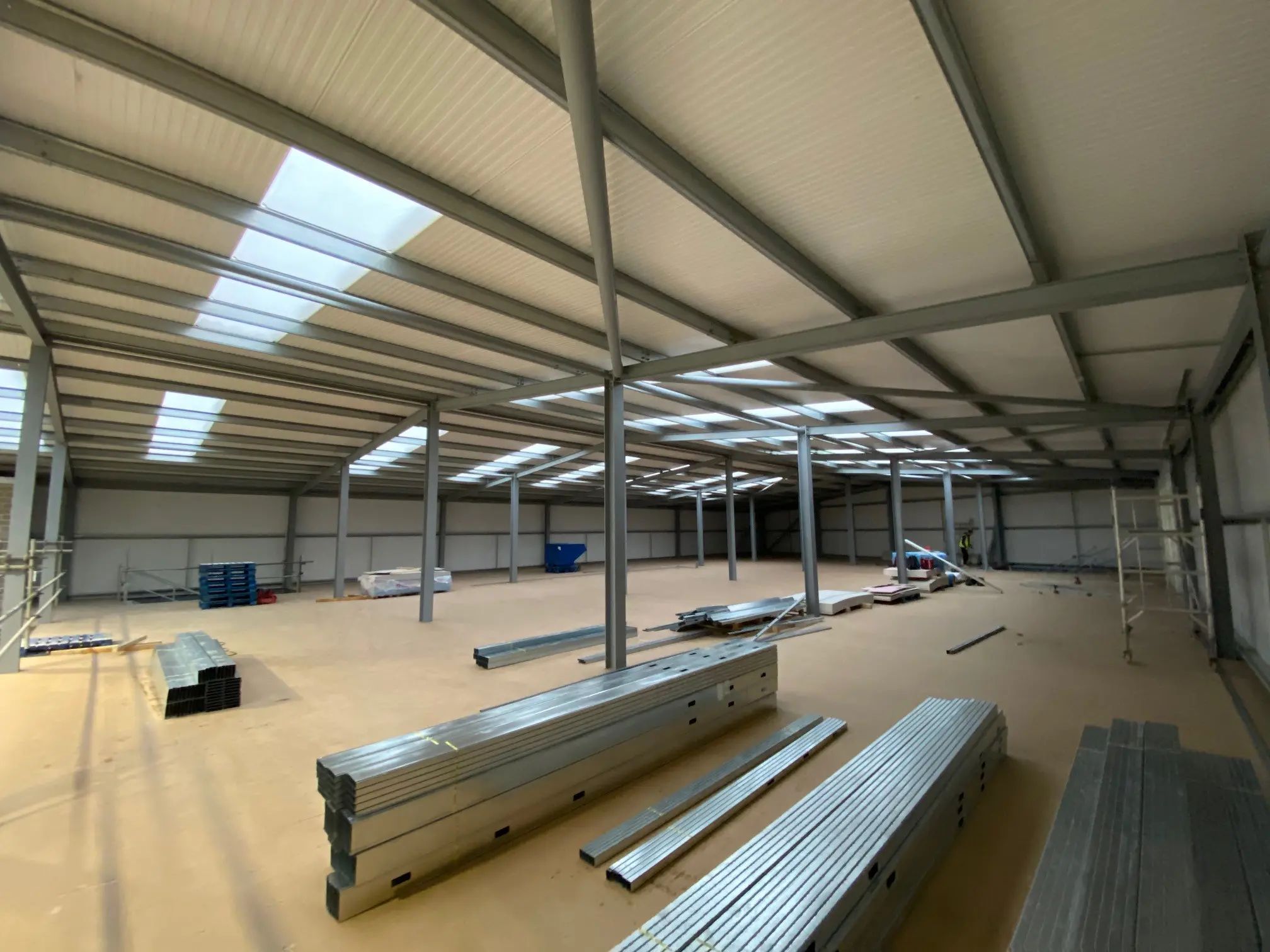 New Steel Building Fitout | R&B Building Services Industrial Unit Fitout, Yorkshire, UK
