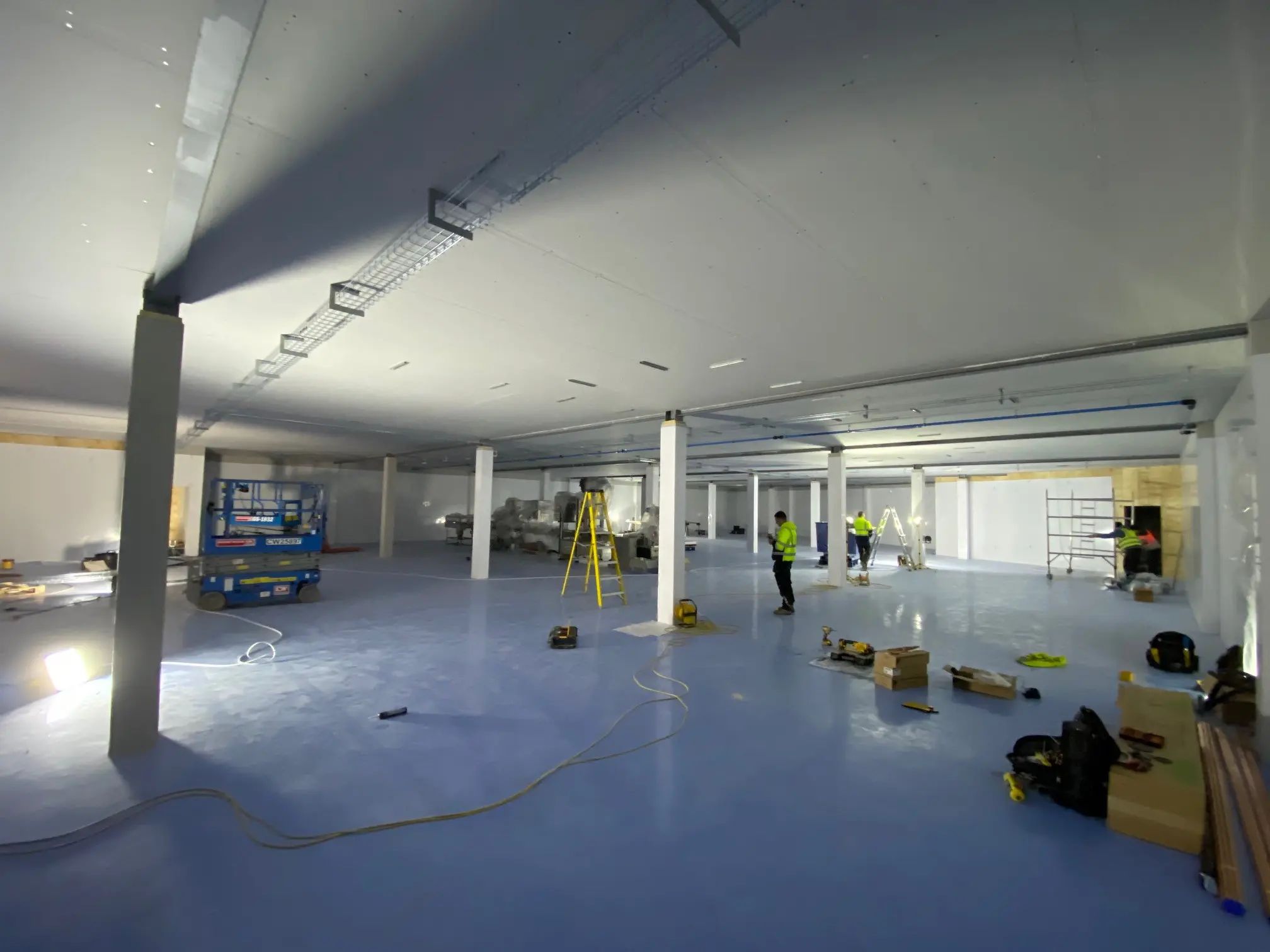 New Steel Building Fitout | R&B Building Services Industrial Unit Fitout, Yorkshire, UK