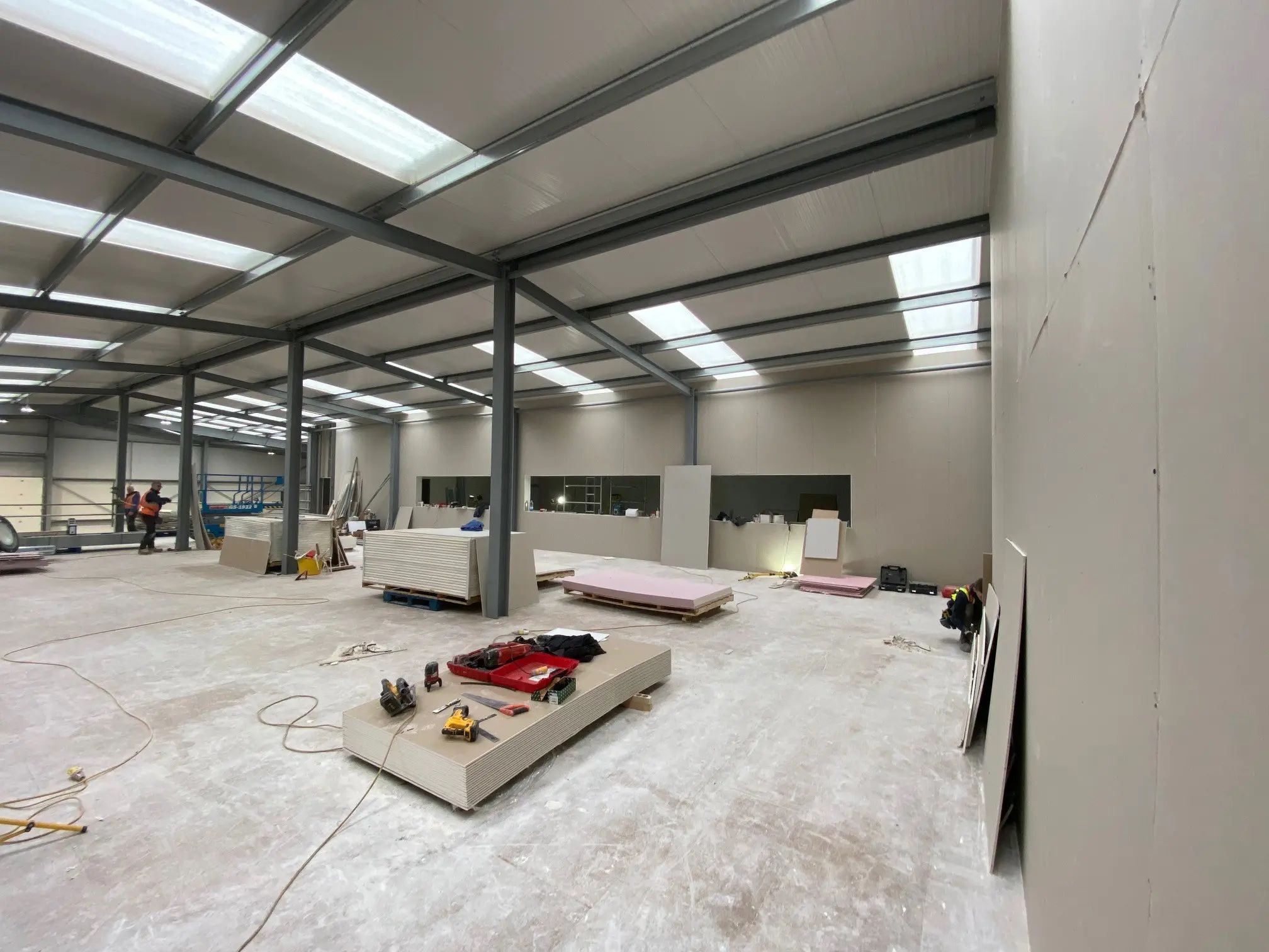 New Steel Building Fitout | R&B Building Services Industrial Unit Fitout, Yorkshire, UK